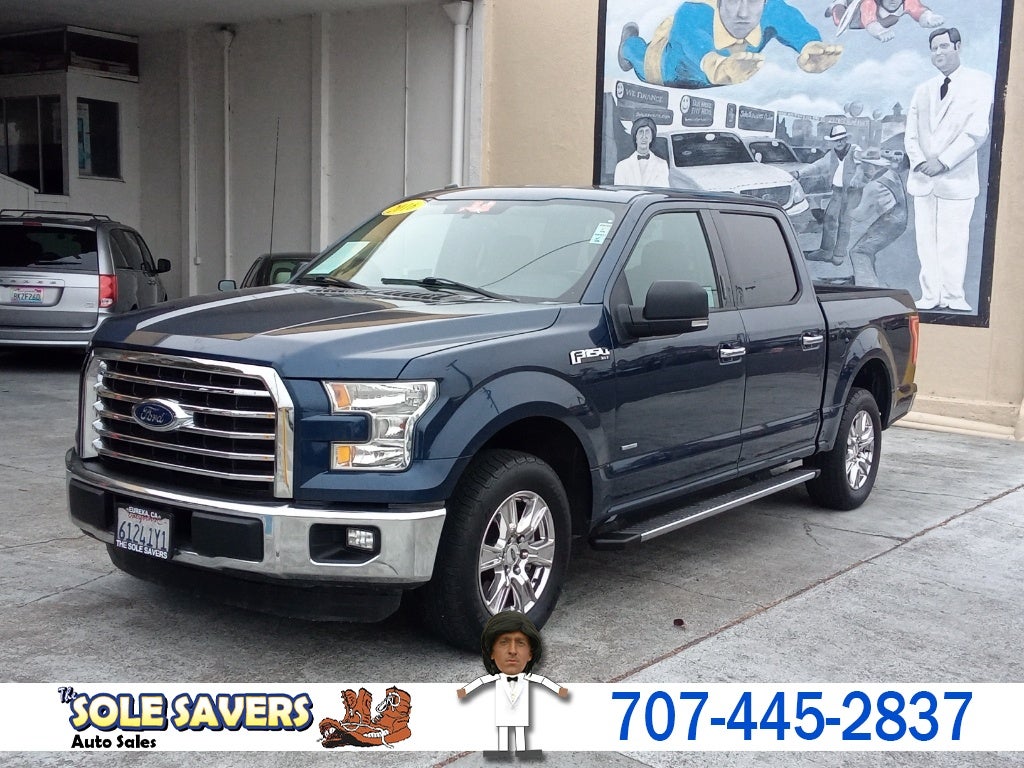 2016 Ford F-150 2WD SuperCrew 5-1/2 Ft Box XL in Blue — front three-quarter view