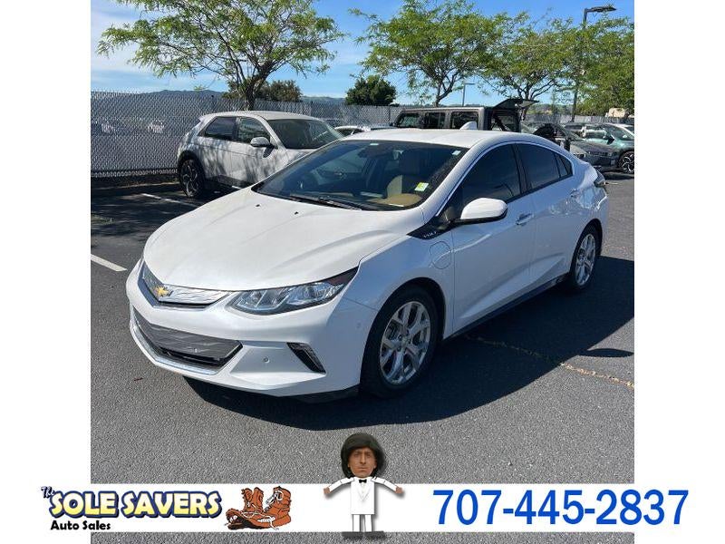 2017 Chevrolet Volt Premier w/Standard Emission in White — front three-quarter view