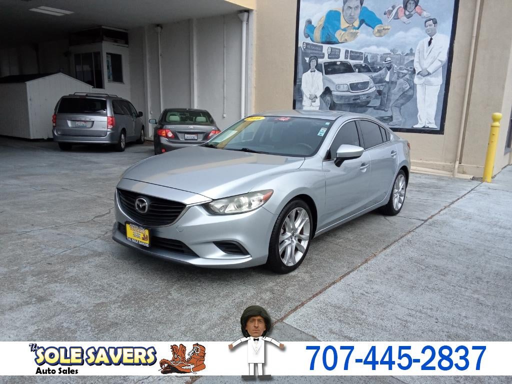 2016 Mazda Mazda6 Touring in Silver — front three-quarter view