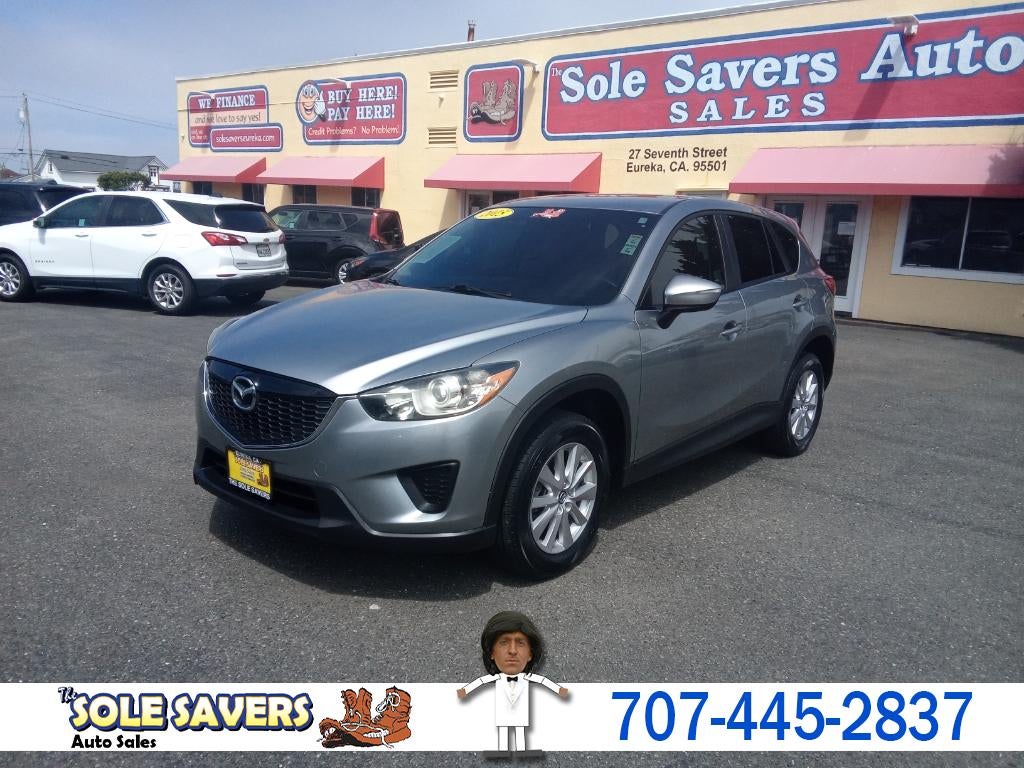 2015 Mazda Mazda CX-5 Sport in Silver — front three-quarter view